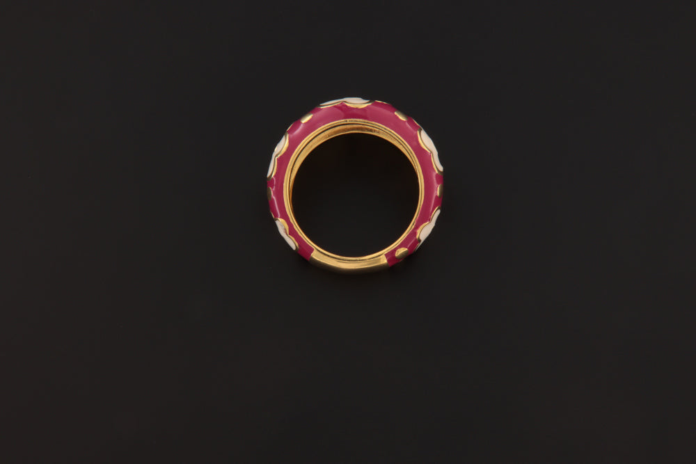 MAGENTA-BUTTER RING