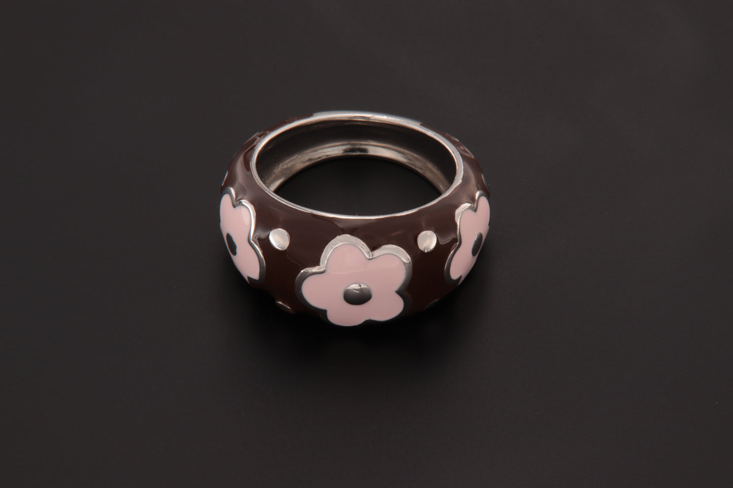 ANELLO MARRONE-ROSA ANTICO