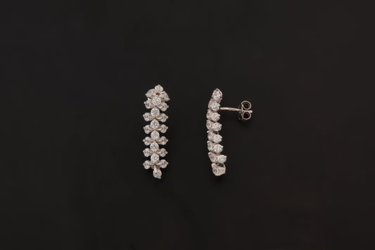 SHORT CATERPILLAR EARRING