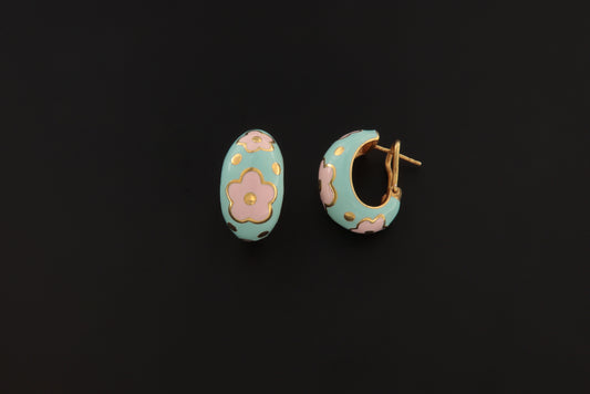 MILK MINT-PEACH EARRING